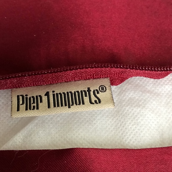 FINAL SALE PRICE Pier 1 Beaded Gold & Brown Accent Pillow - Picture 7 of 7